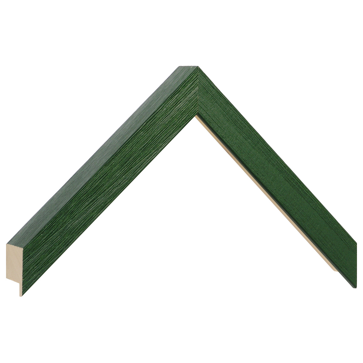 Bilderleiste Ayous flach 20 mm breit 32 hoch - Grün matt - Musterwinkel