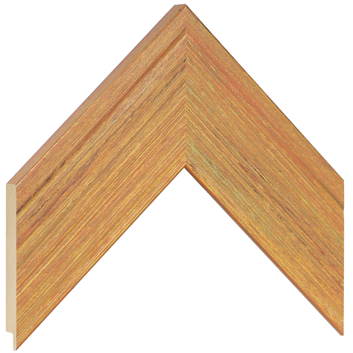 Bilderleiste Ayous flach 68 mm gestreift orange - Musterwinkel