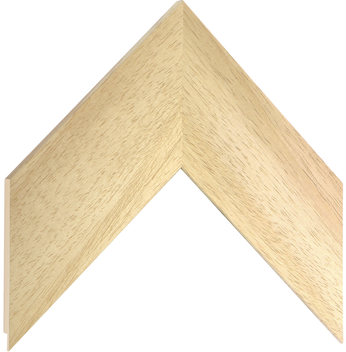 Passepartoutleiste Ayous roh Breite 70 mm Höhe 10 mm - Musterwinkel
