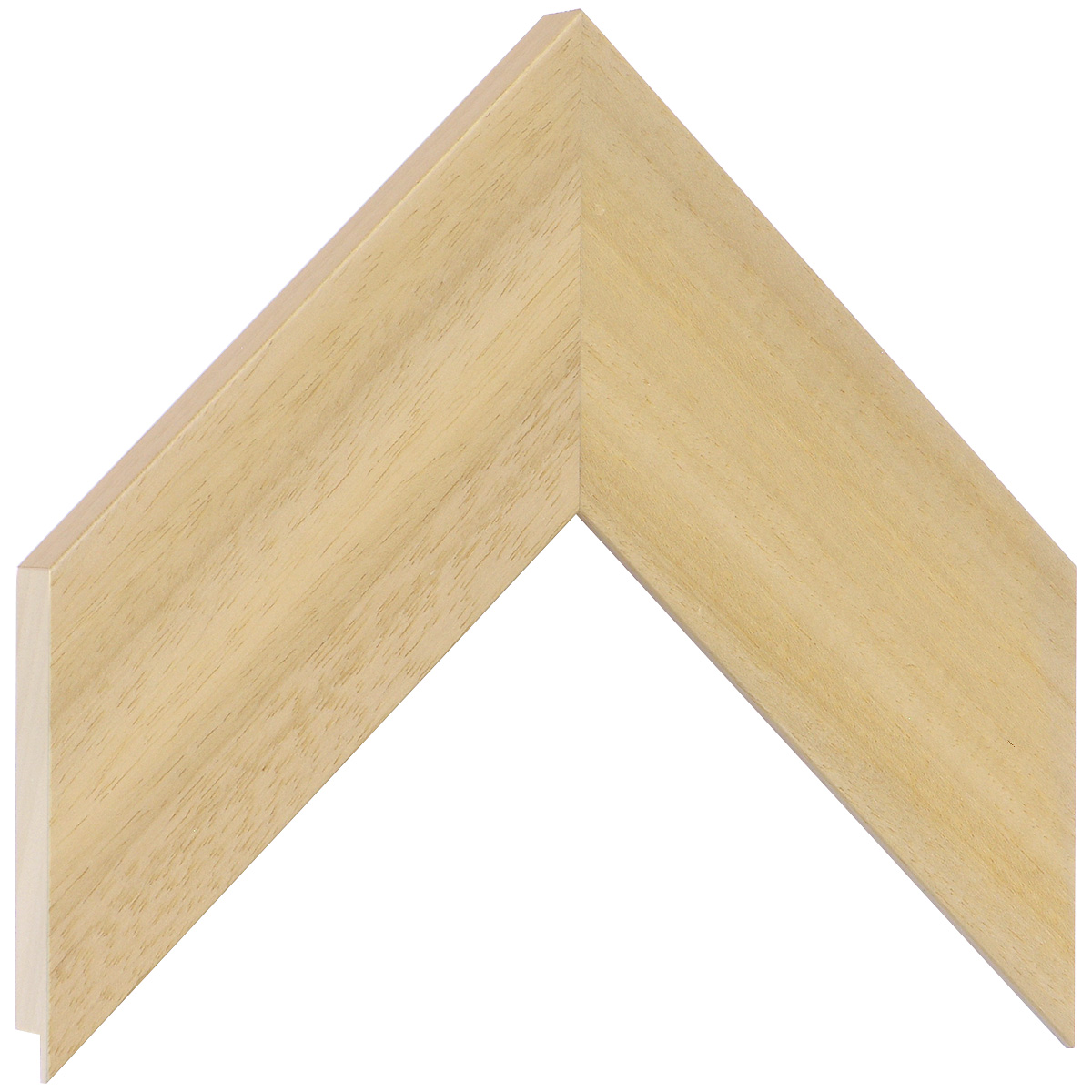 Bilderleiste Ayous flach 68mm breit 20 hoch - Naturholz  - Musterwinkel