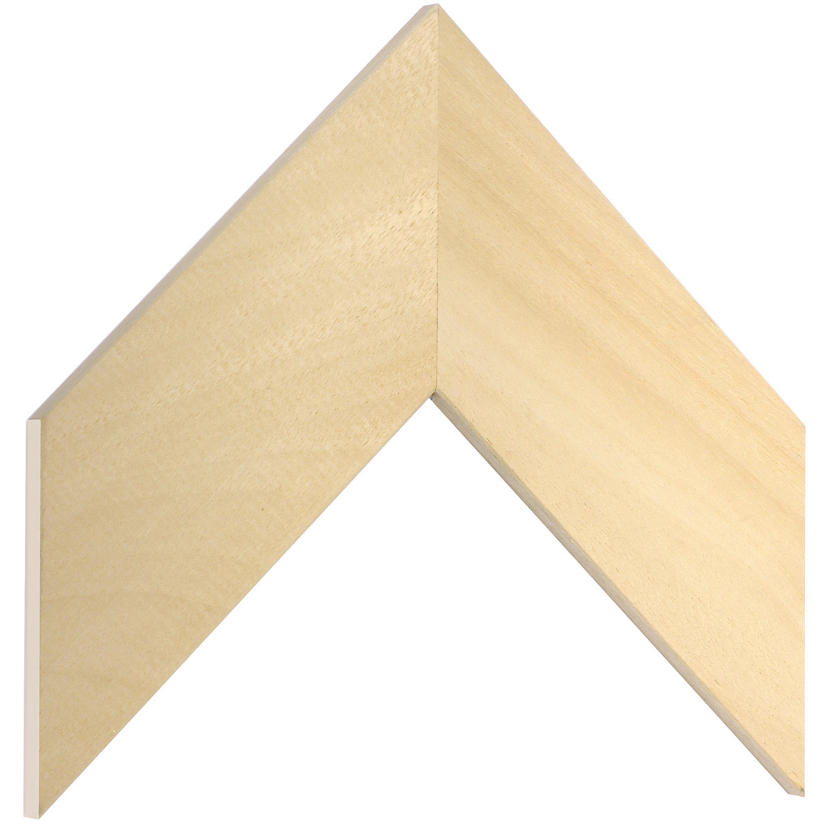 Bilderleiste Lindenholz roh - Breite 70 mm - Höhe 10 mm - ohne Falz - Musterwinkel
