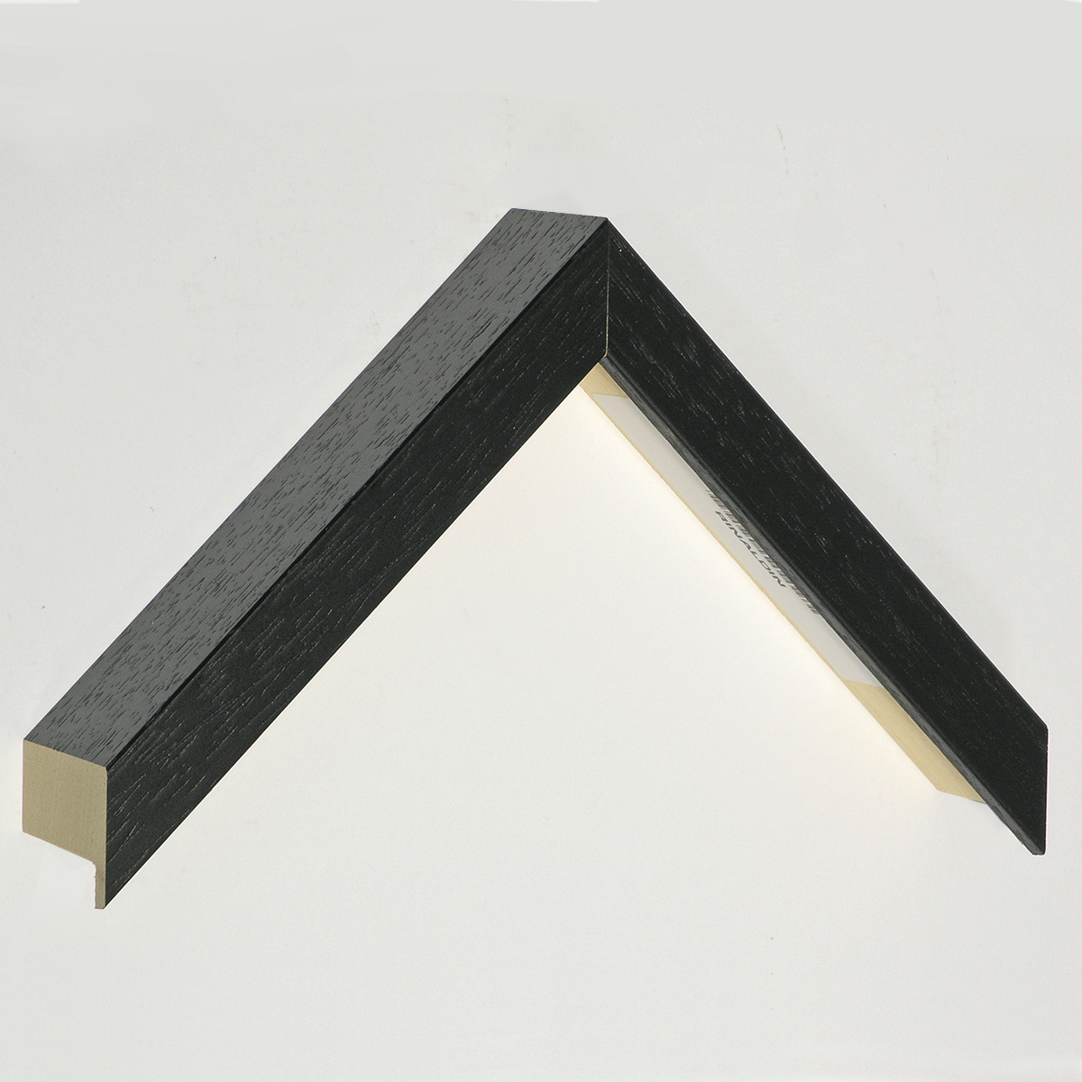 Bilderleiste Ayous 20 mm breit 45 hoch- Schwarz offenporig - Musterwinkel