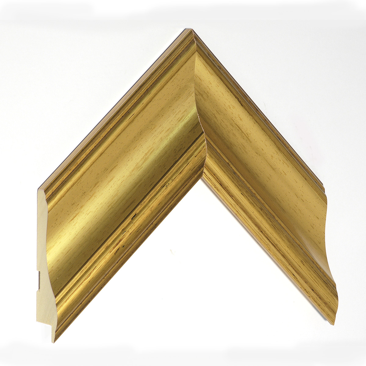 Bilderleiste Ayous flach 70 mm breit 34 mm hoch - Gold - Musterwinkel