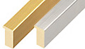 Gold Silber flach Hohe