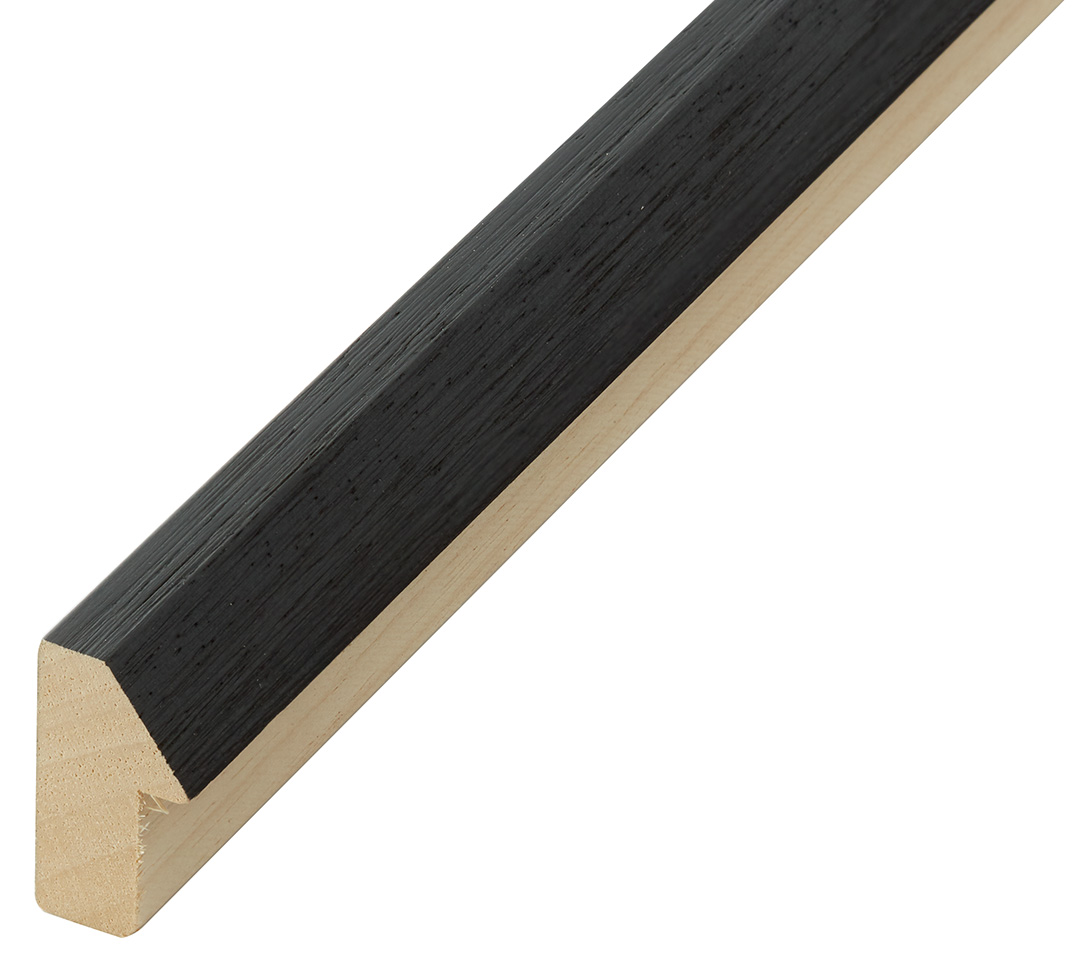 Bilderleiste Ayous 19 mm breit 35 mm hoch - Schwarz